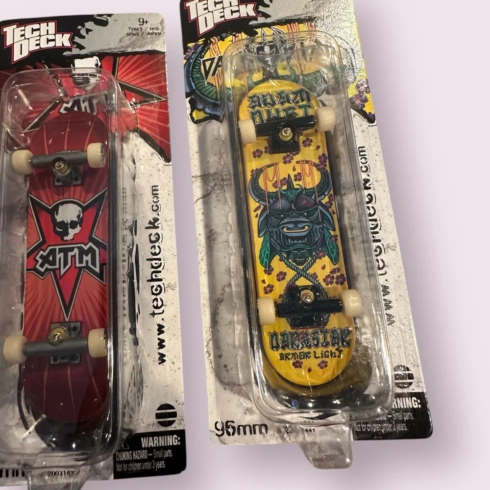 New In Package Set of 5 Tech Deck Fingerboard Set - Darkstar, ATM, Flip
